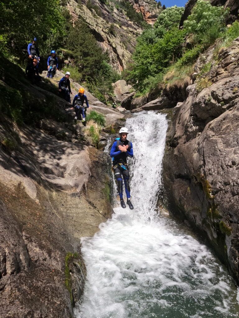 salto barranco del Nuria