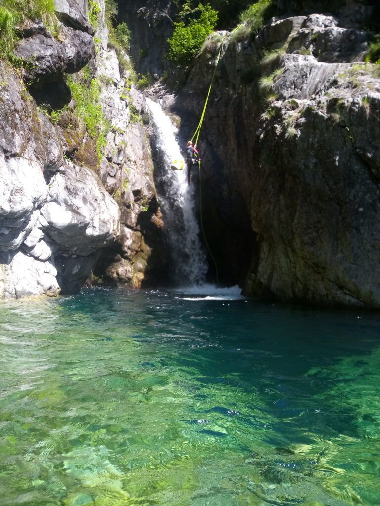 rappel barranco l'artigue